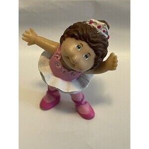 Cabbage Patch Kids Vintage 1984 Girl Ballerina 2.5"  Mini Doll Toy Pink Dancer